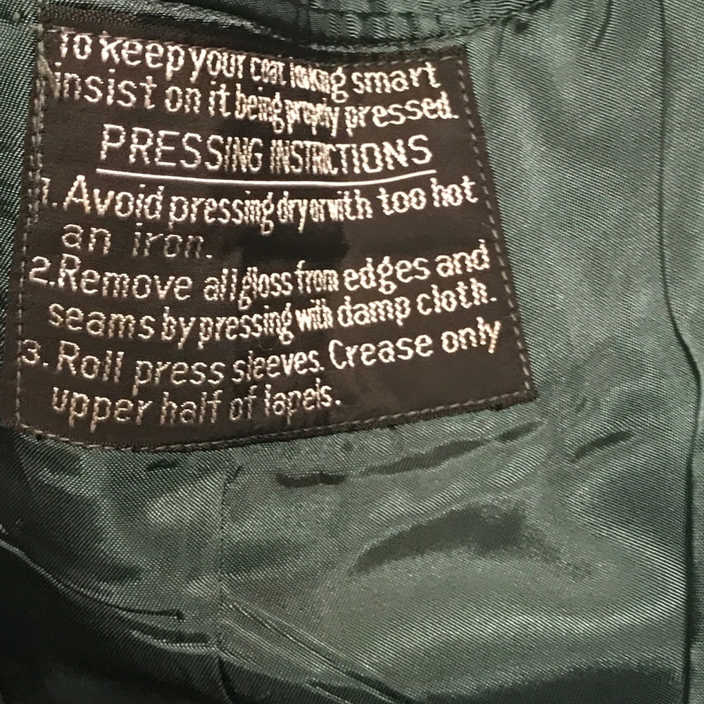 Vintage US Military Army Green Dress Coat - Picture 6 of 8